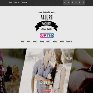 Allure Blogger Theme Premium Version
