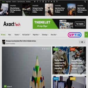Axact Blogger Theme Premium Version
