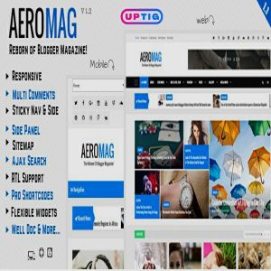 AeroMag Responsive Blogger Theme