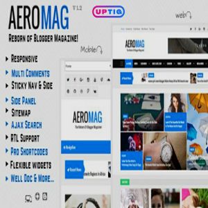 Aero Mag Blogger Theme Dark