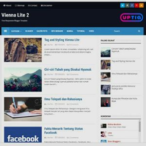Vienna Lite 2 Premium Version Blogger Theme