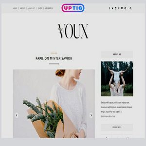 Voux Blogger Theme Premium Version Without Slider