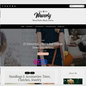 Waverly Premium Version Blogger Theme