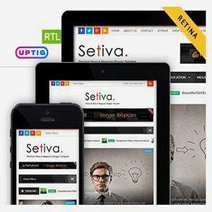 Setiva V1.6 Premium Version Blogger Theme
