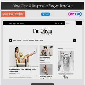 Olivia Responsive Blogger Theme Premium Version