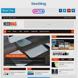 NeedMag Premium Version Blogger Theme