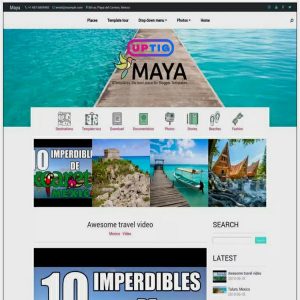 Maya Premium Version Blogger Theme