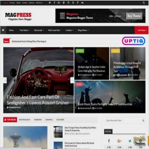 Magpress V3.3 Premium Version Blogger Theme