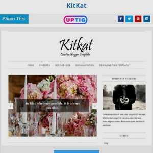 KitKat Premium Version Blogger Theme