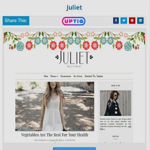 Juliet Premium Version Blogger Theme
