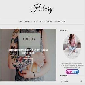 Hilary Premium Version Blogger Theme