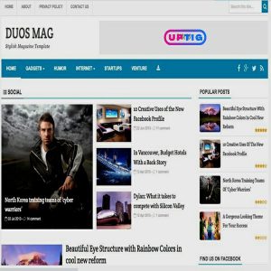 Duos Mag Blogger Theme Premium Version