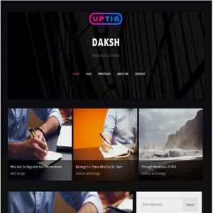 Daksh Premium Version Blogger Theme