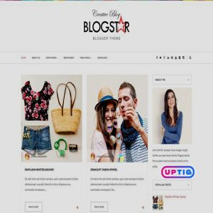 Blogstar Premium version Blogger Theme