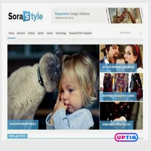 Sora Style Premium Version Blogger Theme
