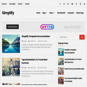 Simplify Premium Version Blogger Theme